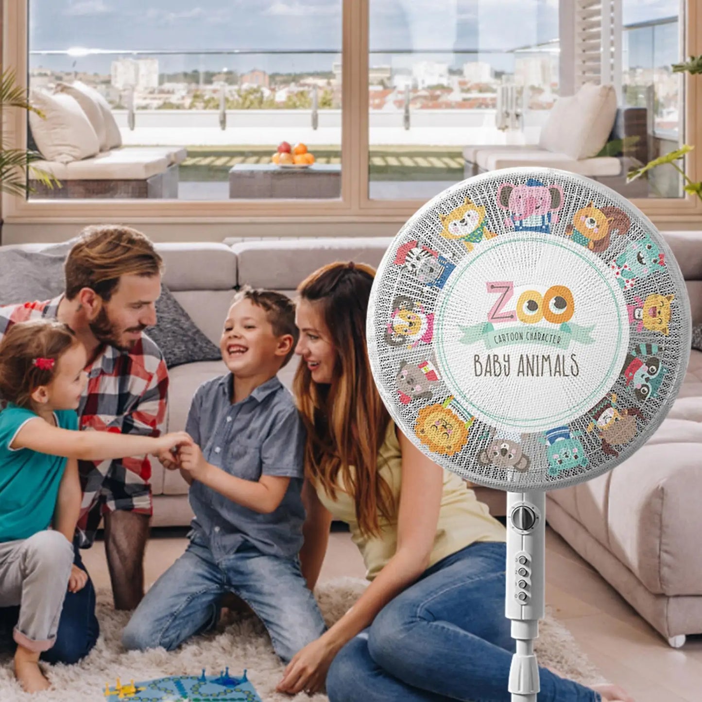 Universal Electric Fan Safety Cover | Baby & Child Anti-Pinch Net