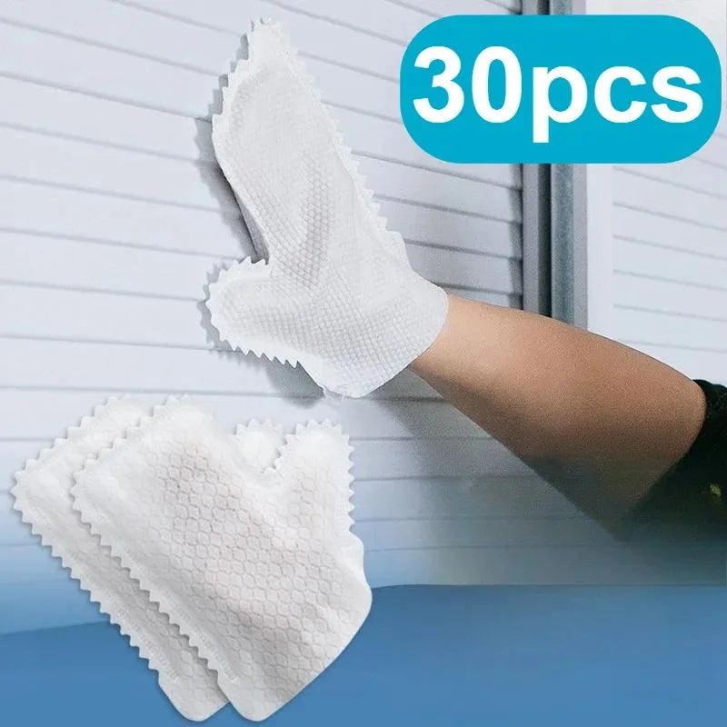 Reusable Non-Woven Fish Scale Cleaning Gloves – 10/20/30 Pack