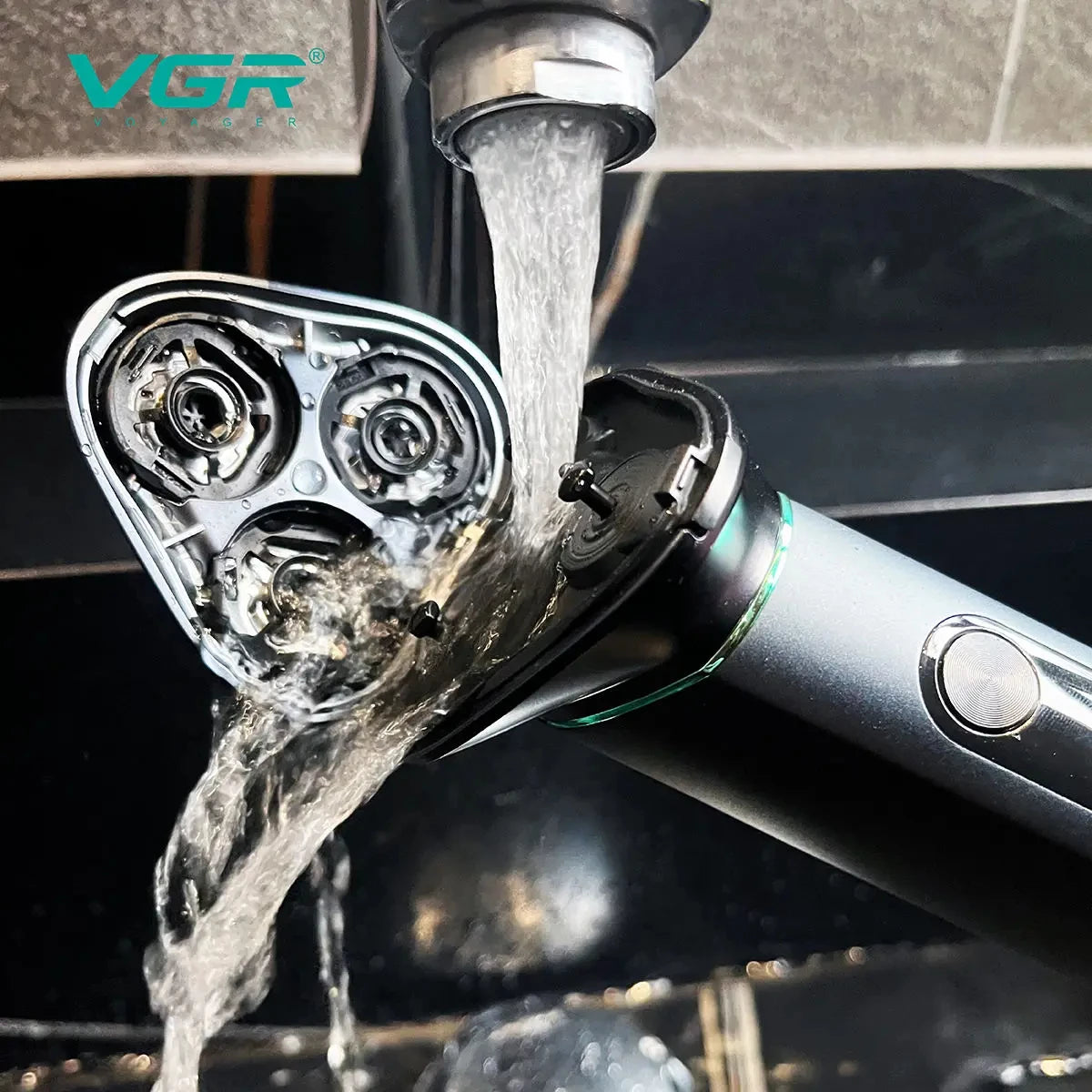 VGR 310 Electric Shaver Rotary 3D Floating Razor Waterproof Men's Shaving Machine Professional Beard Trimmer USB Rechargeable Peaceful Pleasures Health and Wellness
