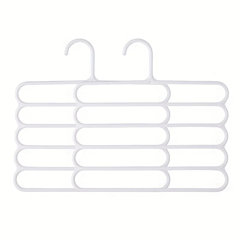 5-Layer Pants Organizer | Space Saving Closet Hanger for Clothes