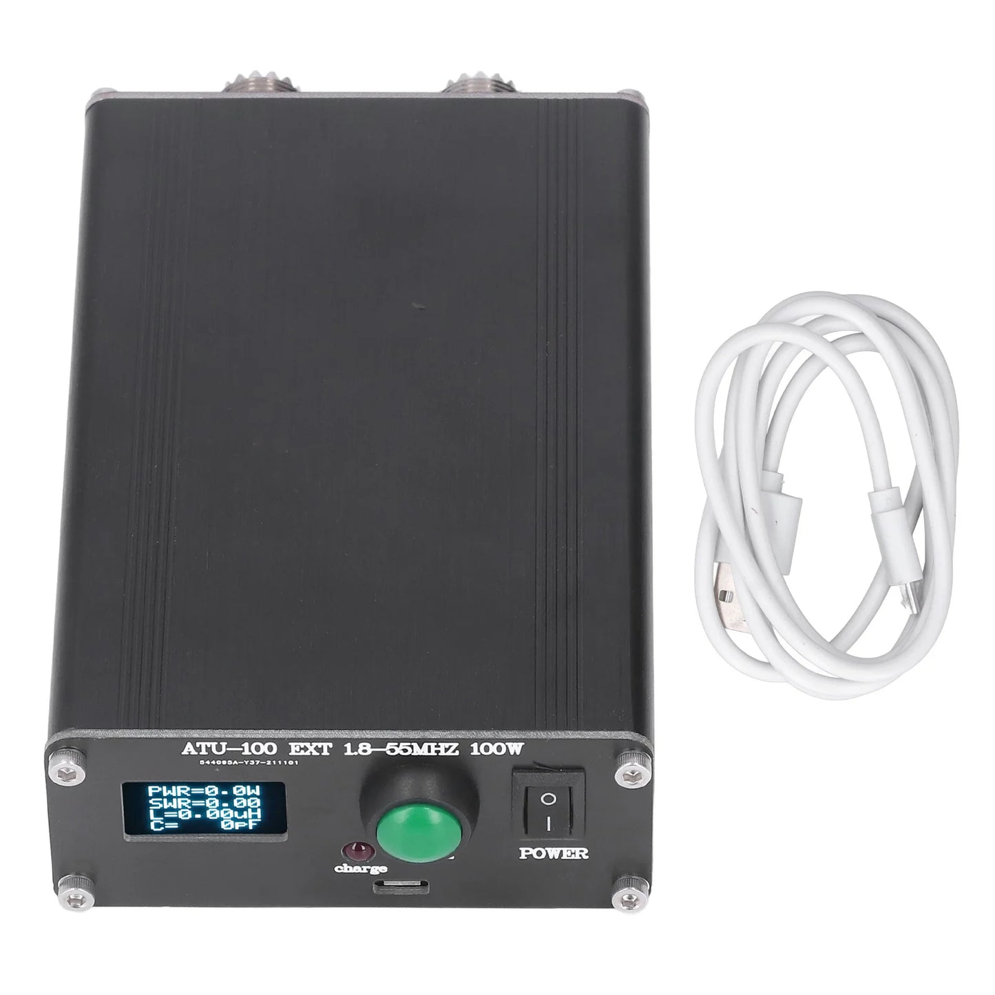 Electrical Tools Mini Antenna Tuner Antenna Tuner Mini Automatic for Radio Equipment 1.8~55MHz 0.96IN with Housing ATU‑100 Peaceful Pleasures Health and Wellness Default Title