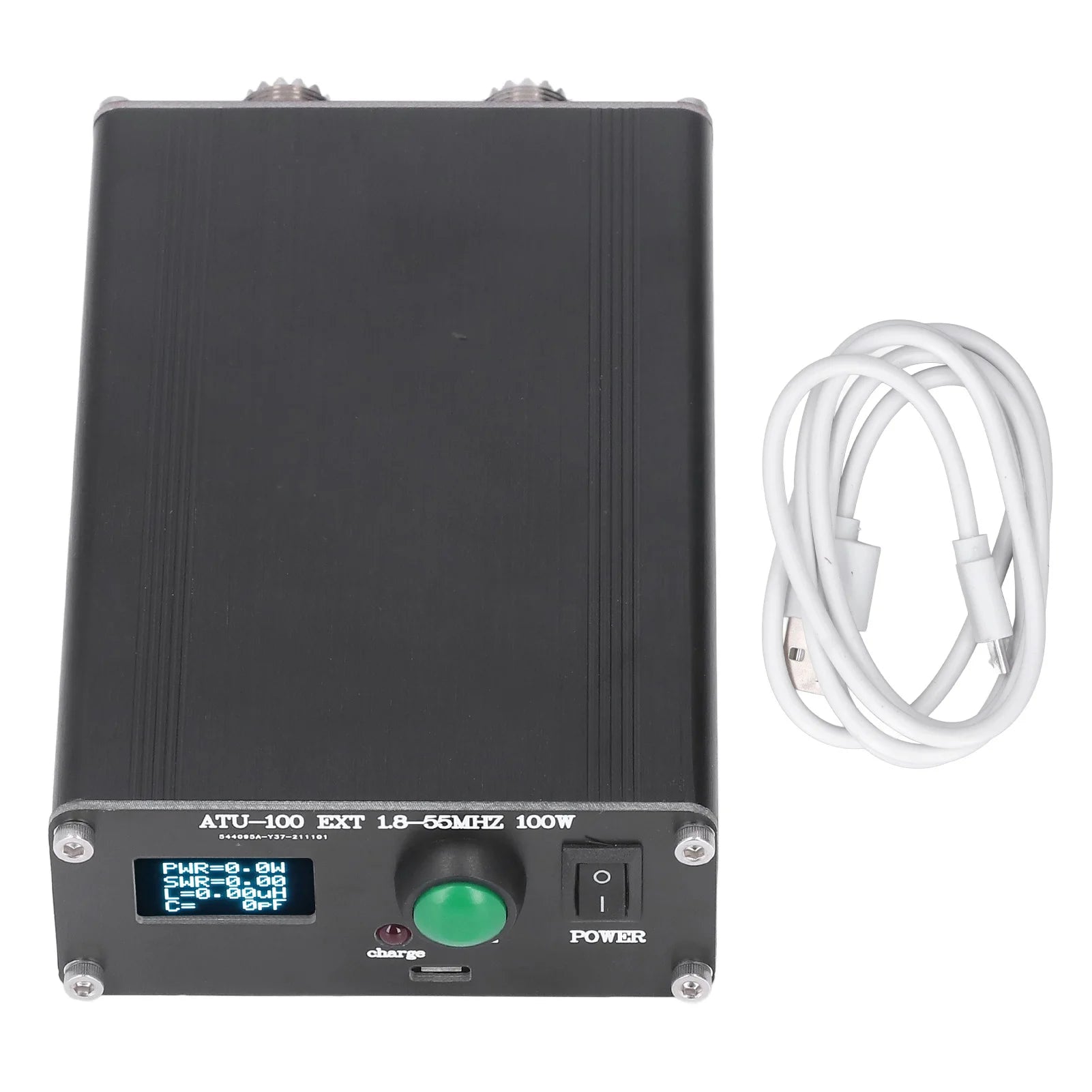 Electrical Tools Mini Antenna Tuner Antenna Tuner Mini Automatic for Radio Equipment 1.8~55MHz 0.96IN with Housing ATU‑100 Peaceful Pleasures Health and Wellness Default Title