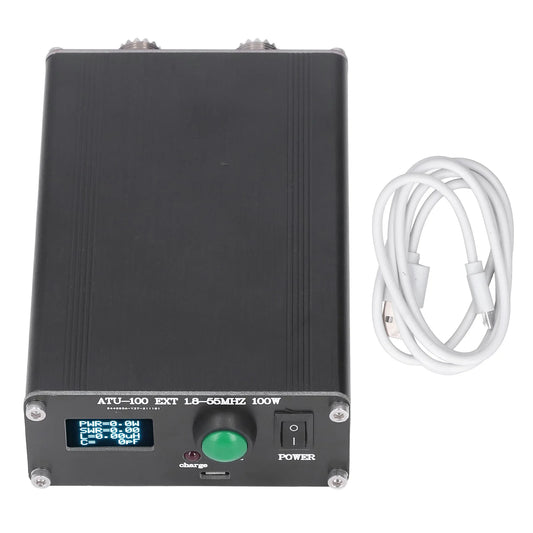 Electrical Tools Mini Antenna Tuner Antenna Tuner Mini Automatic for Radio Equipment 1.8~55MHz 0.96IN with Housing ATU‑100 Peaceful Pleasures Health and Wellness Default Title