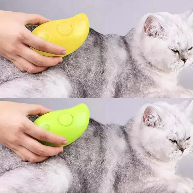 Comb Accessories for Cats 3-in-1 Cats Pet Products Electric Cats Hair Brush Sprayer Grooming Supplies Steam Massage Tool Pets Peaceful Pleasures Health and Wellness