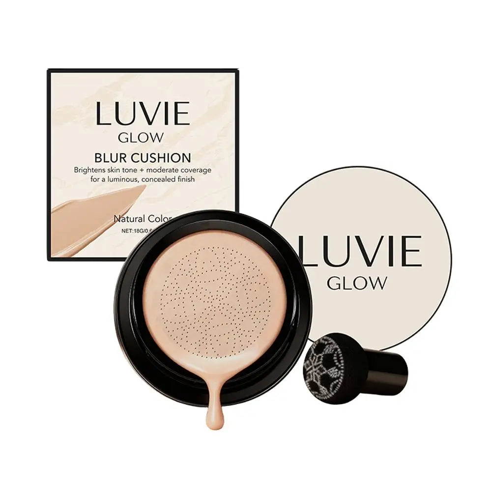 Face Foundation Concealer Cushion Lightweight Long-lasting Hydration Excellent Coverage Portable Cushion Cosmetic Korea Make up Peaceful Pleasures Health and Wellness natural color