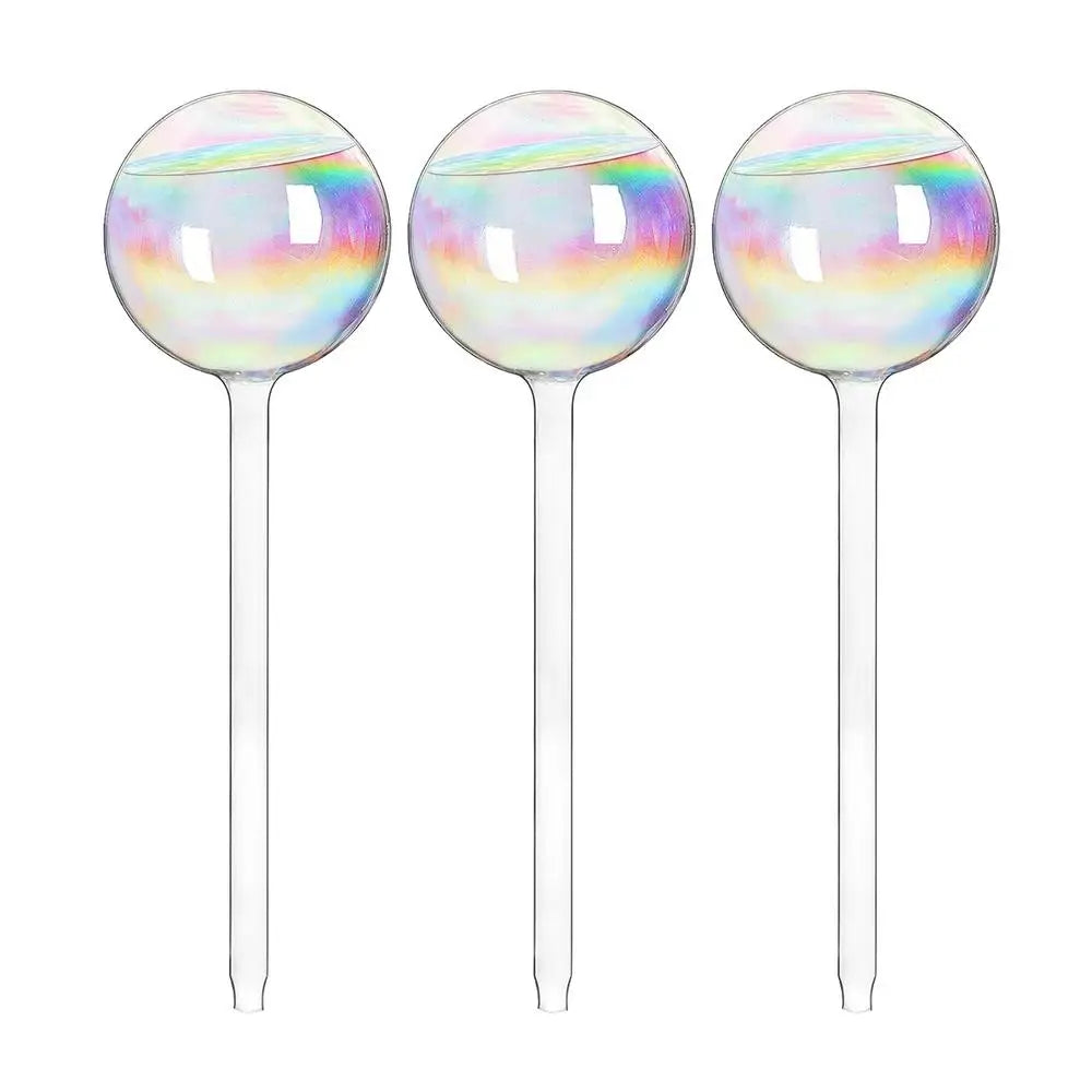 Automatic Plant Watering Bulbs Self Watering Globe Balls Water Device Drip Irrigation System for Garden Flower Plants Peaceful Pleasures Health and Wellness 3PCS China Mainland
