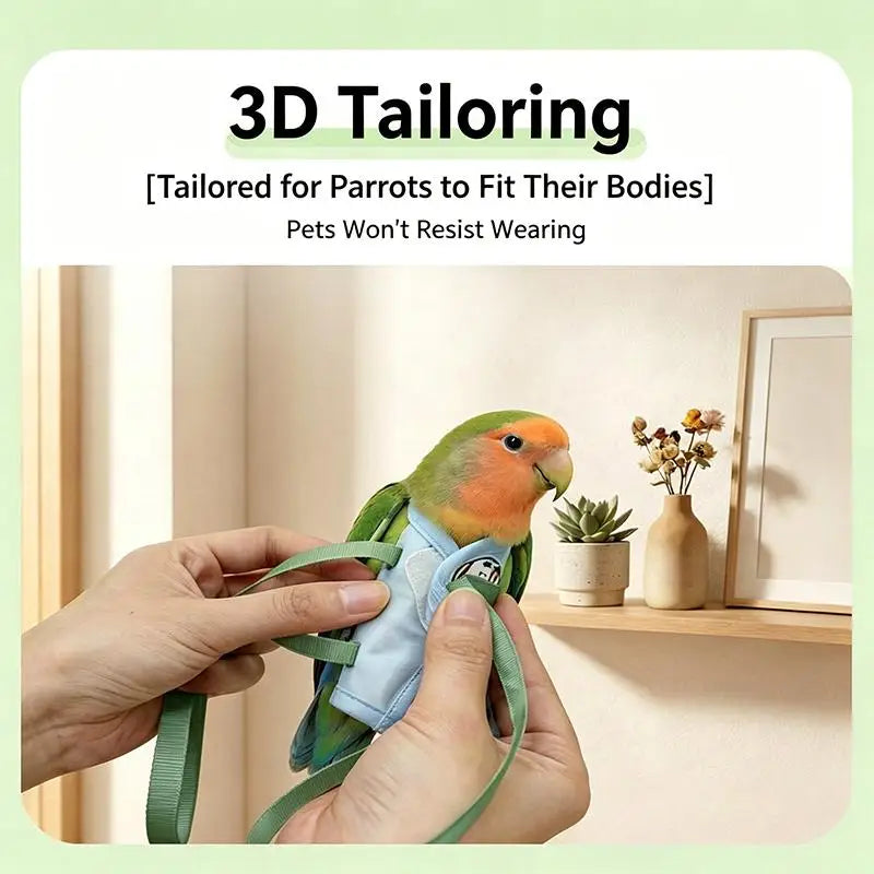 Breathable Parrot Carrier Bag | Budgie Cockatiel S/M/L/XL
