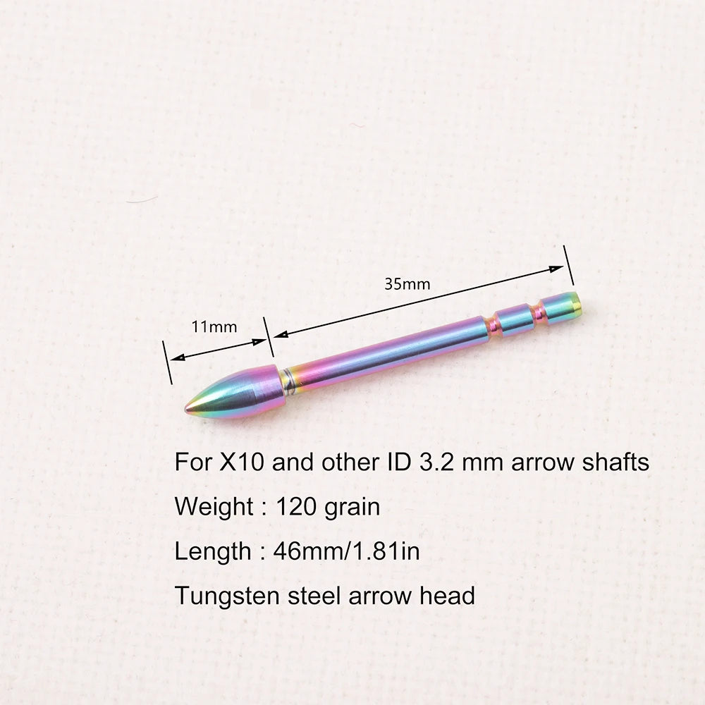 120 Grains Arrowhead ID 3 2 Arrow Point X10 Other Shaft Archery