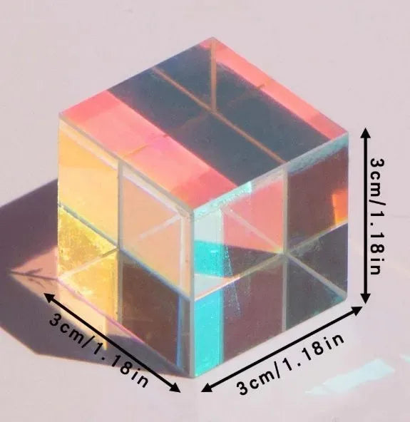 Dichroic X-Cube Crystal Prism – Trichroic Spectrum Splitter