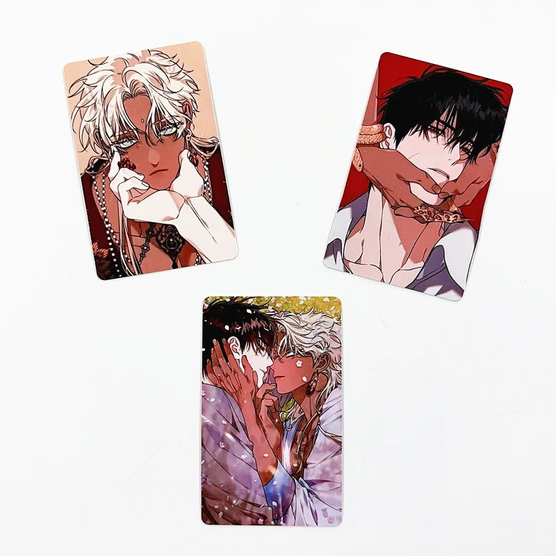 Blossoms White Night Manhwa Photocards Royal Character HD Lomo Cards