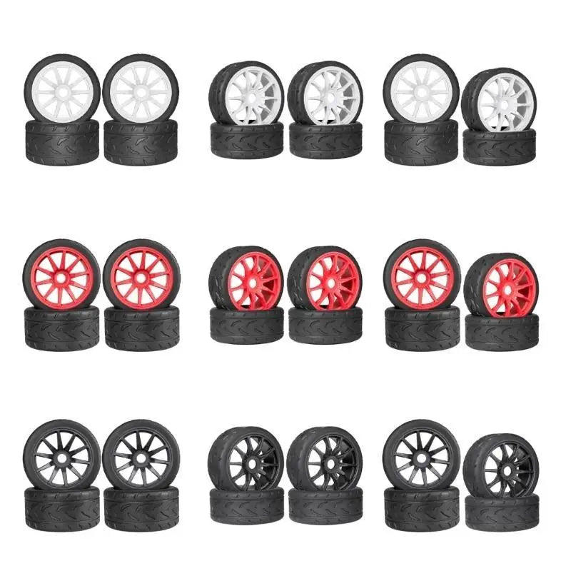 RC Crawler Rubber Wheel Tires 1/7 Scale – 4PCS Set