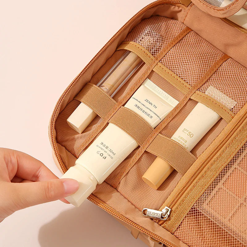Professional Makeup Organizer Travel Bag | Multi-Compartment Case