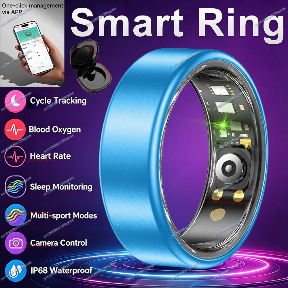 R10 Smart Ring – Heart Rate, Sleep & SpO2 Monitor, 5ATM