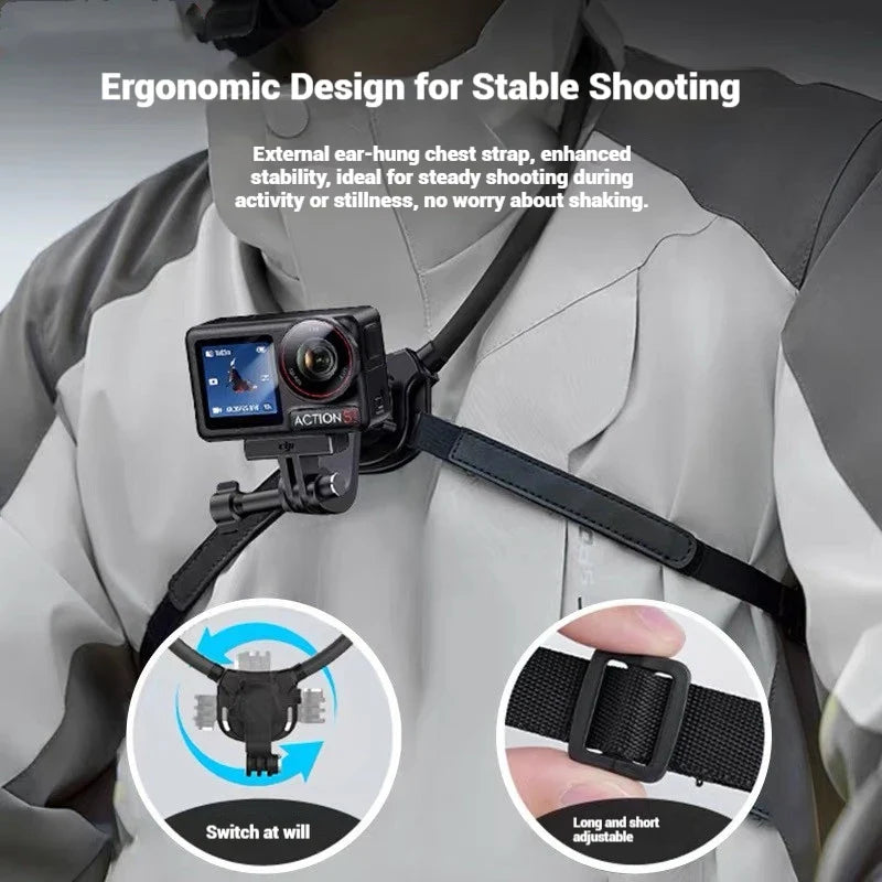 Magnetic Silicone Neck Mount for DJI Action Camera & Phone