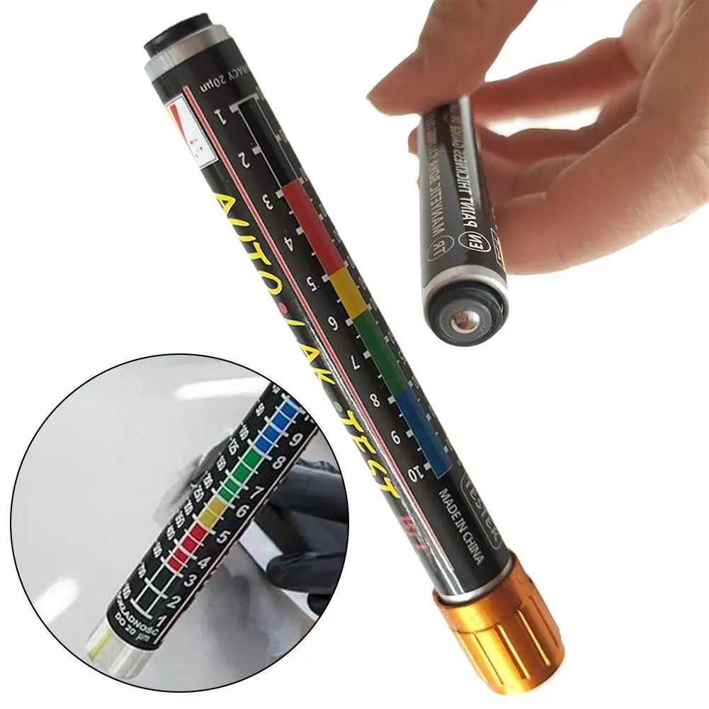 Car Paint Test Thickness Tester Meter Gauge Auto Paint Cars Paint Crash Check Test Paints Tester With Magnetic Tip Scale Gauge Peaceful Pleasures Health and Wellness