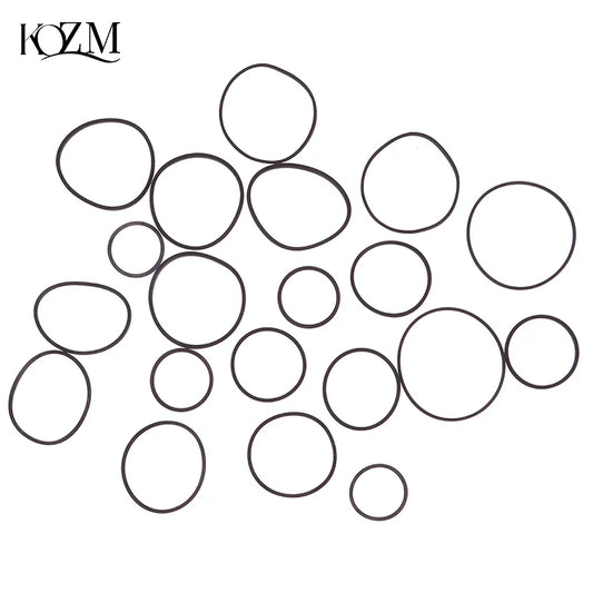 20-Piece Rubber Drive Belt Set for Cassette & CD Players Audio Repair Belt Kit Oasis Select