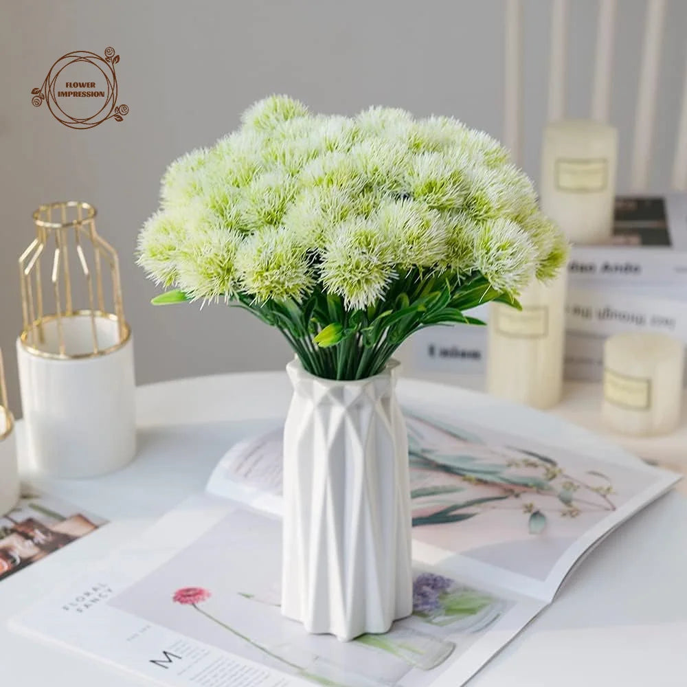 10pcs Artificial Dandelion Flowers – Home, Wedding & Table Decor