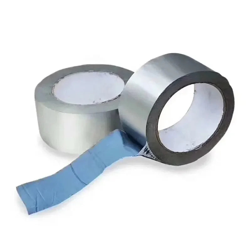 1 Roll Butyl Tape Self-adhesive Waterproof Aluminum Foil Leak Plugging Color Steel Roof Leak Repahandwir Material Handwork Peaceful Pleasures Health and Wellness