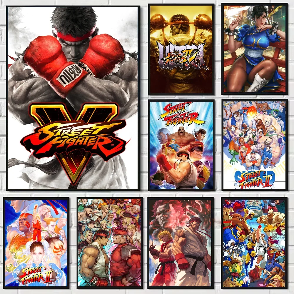 Street Fighter Canvas Wall Art Print | Gaming Poster Decor