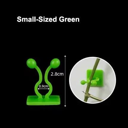 1/30/50Pcs For Garden Accsesories Plant Garden Pots & Planters Climbing Wall Outdoor Decors Lamp Support for Plants Clip Vine Peaceful Pleasures Health and Wellness Green Small-Sized 50 PCS
