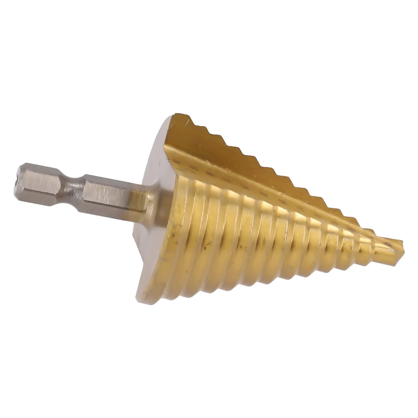 Spiral Grooved Drill Bit 5- HSS Titanium Core Step Tool 13 Steps