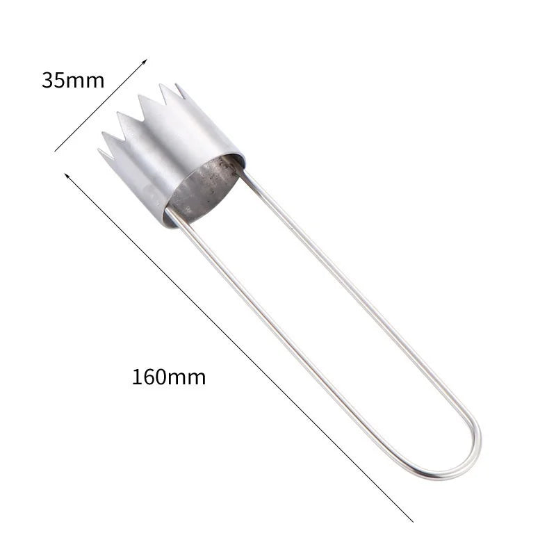New Stainless Steel Fruit Core Remover Apple Pear Bell Peppers Pitter Extractor Tool Versatile Vegetable Core Puller Gadgets Peaceful Pleasures Health and Wellness 1PC
