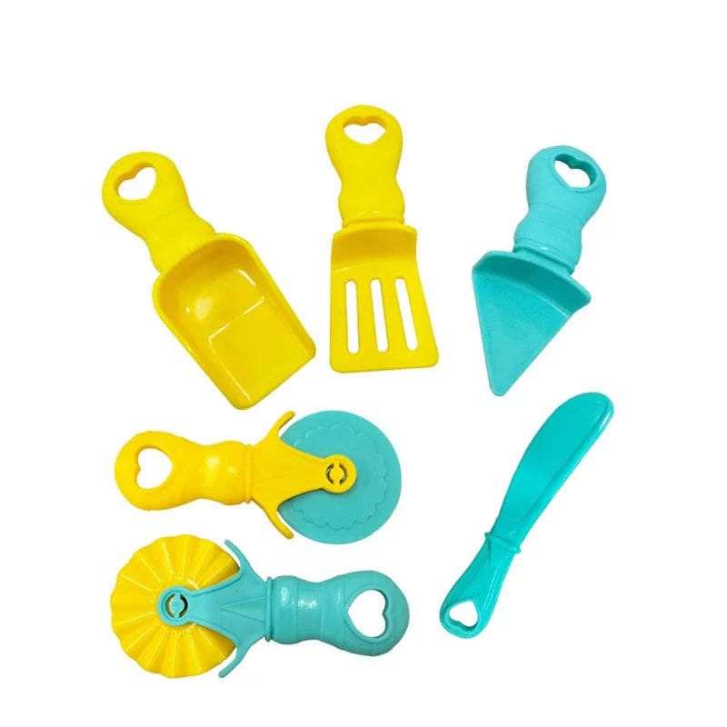 Food Play Dough Molds Kids Plastics Fruit Vegetable Dumpling Noodle