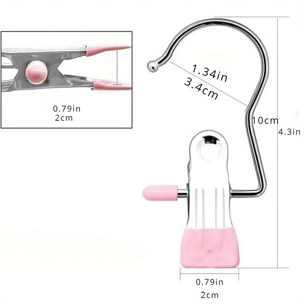 20-Pack Boot Hanger Clips | Laundry Hooks & Clothes Pins