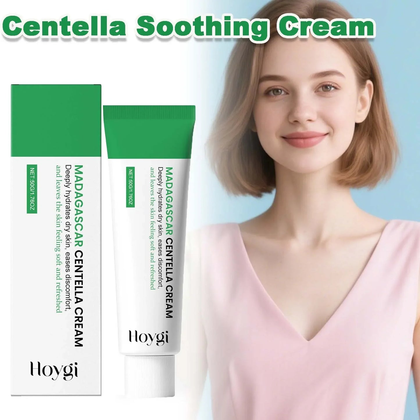Hoygi Centella Soothing Cream – Ceramide & B5 Sensitive Skin