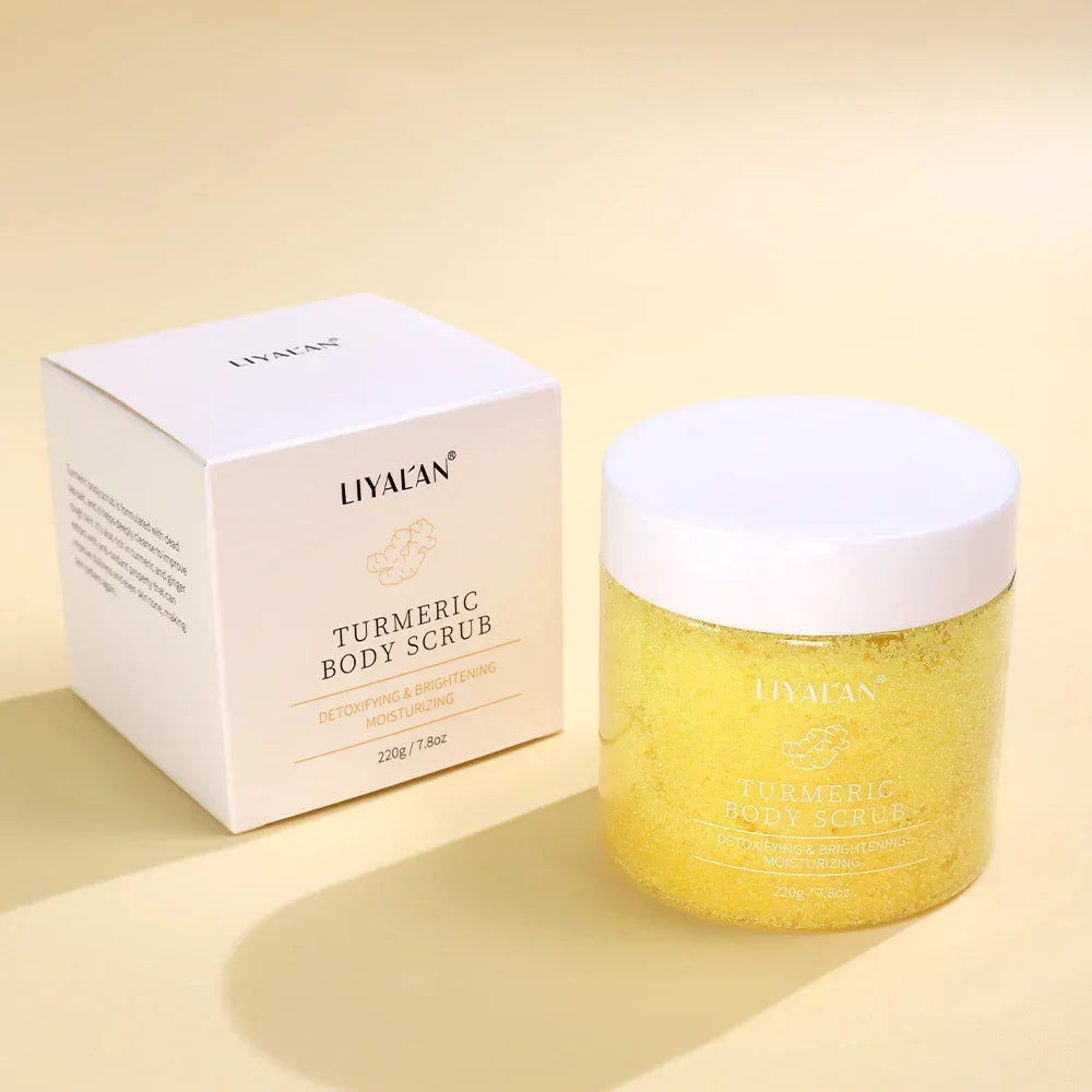 Sea Salt Body Scrub – 5 Scents, Exfoliating & Moisturizing Peaceful Pleasures Health and Wellness 220g-Turmeric China Mainland