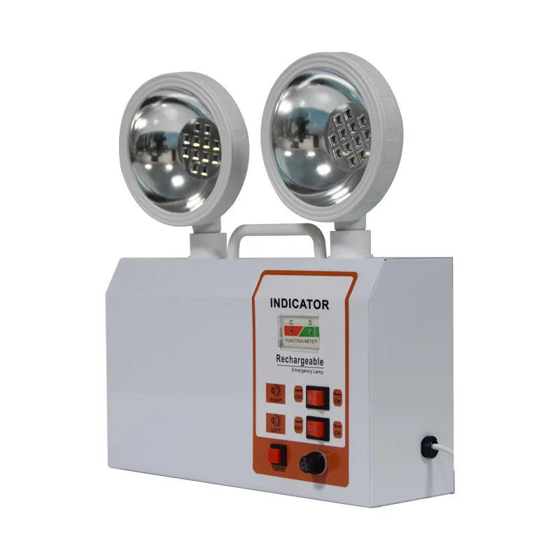 SHINEKNOT Double Head LED Emergency Light | Auto Wall Mount