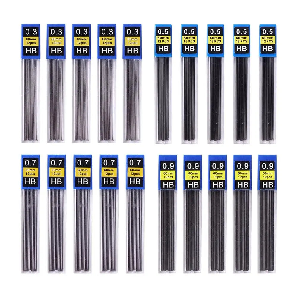 0.3mm 0.5mm 0.7mm 0.9mm Drawing Mechanical Pencil Student HB Pencil Refills Pencil Lead Refill Pencil Refill Automatic Pencil Peaceful Pleasures Health and Wellness