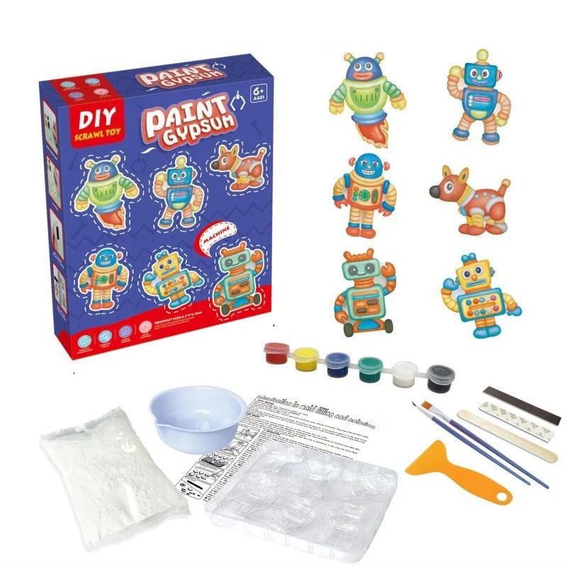 Mini Figure Paint Set for Kids | Educational Painting Kit