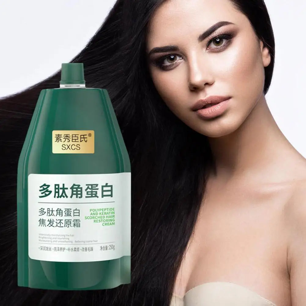 Polypeptide Keratin Deep Conditioning Hair Mask 250g – Repair Dry, Damaged & Frizzy Hair Peaceful Pleasures Health and Wellness