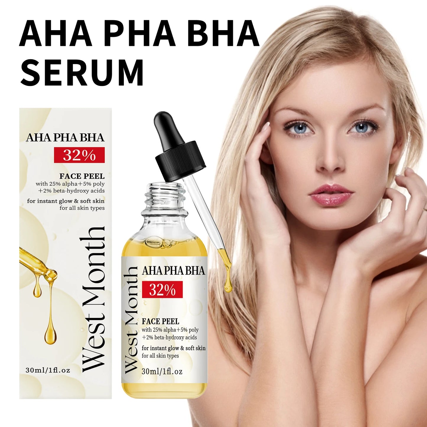 Anti-Wrinkle Face Serum | Pore Minimizing & Brightening 30ml
