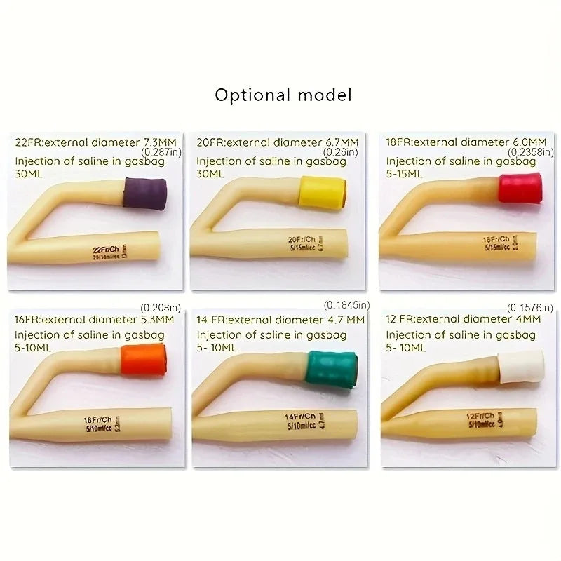 Two-Way Latex Foley Urinary Catheter – Box of 10 | Medical Grade