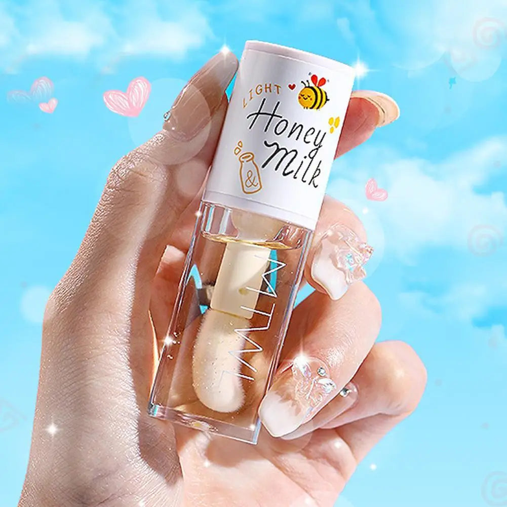 Korean Honey Peach Lip Oil – Vitamin E Lip Tint & Plumper 5g