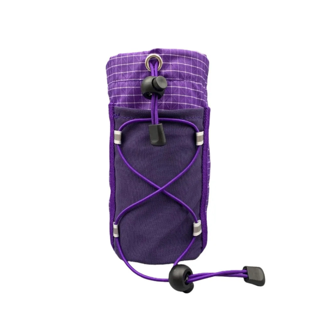 Backpack Strap Pouch | Drawstring Water Bottle Holder