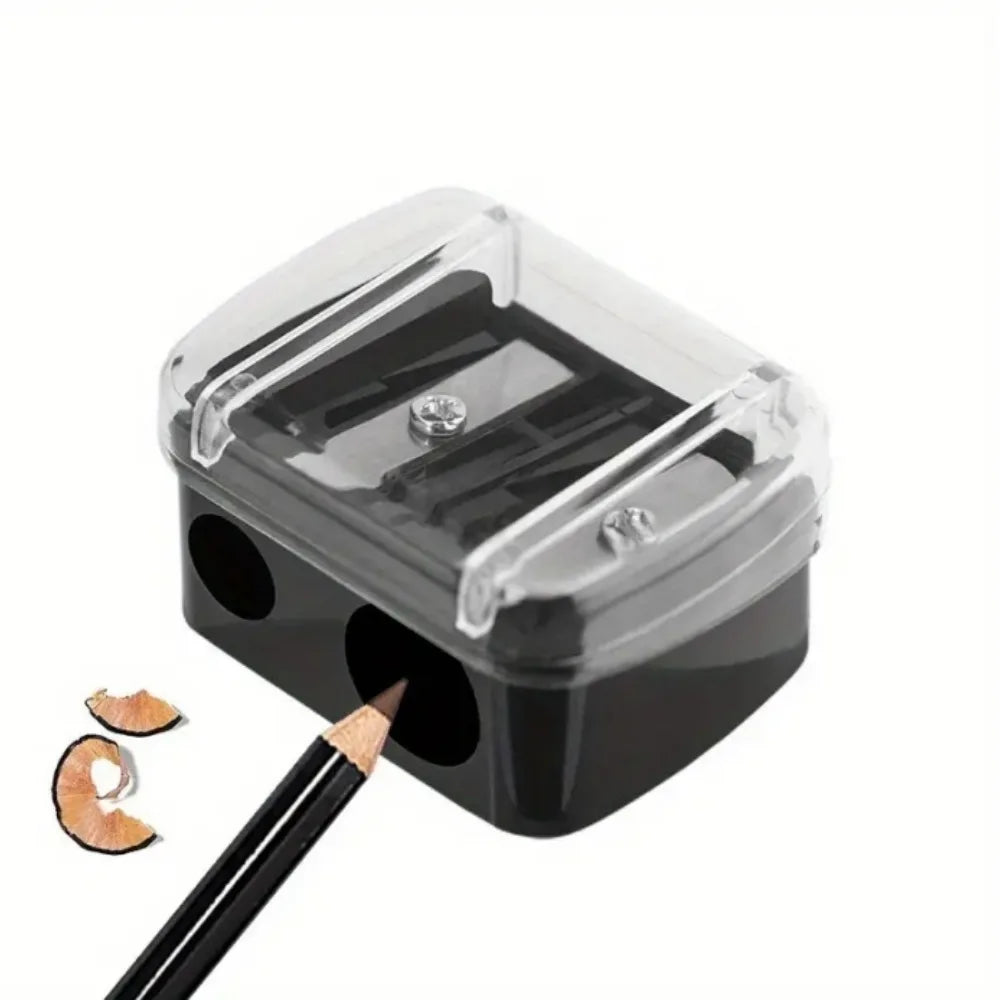 Double Hole Pencil Sharpener Make-up Multi-purpose Automatic Office