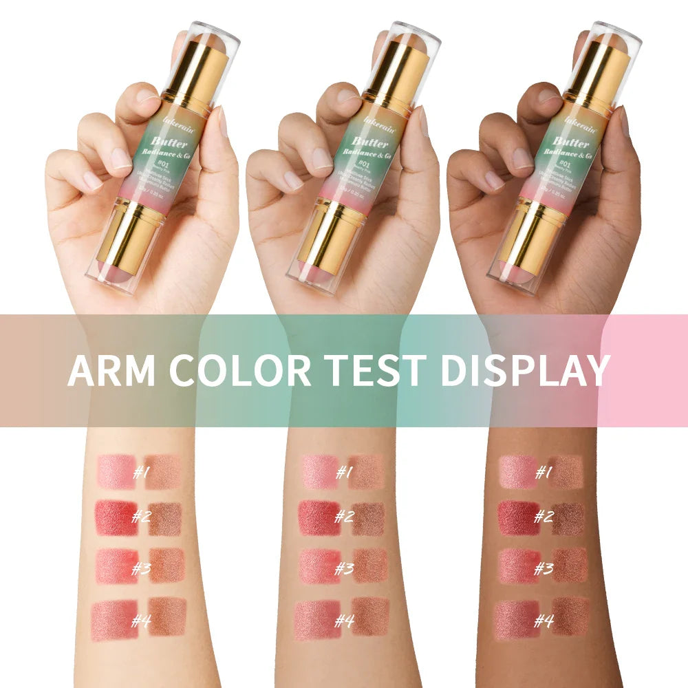 Lakerain Butter Glow Bronzer & Blush Stick – Multi-Use