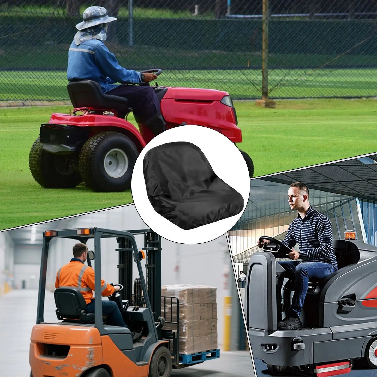 Waterproof Tractor Seat Cover | Riding Lawn Mower Protector