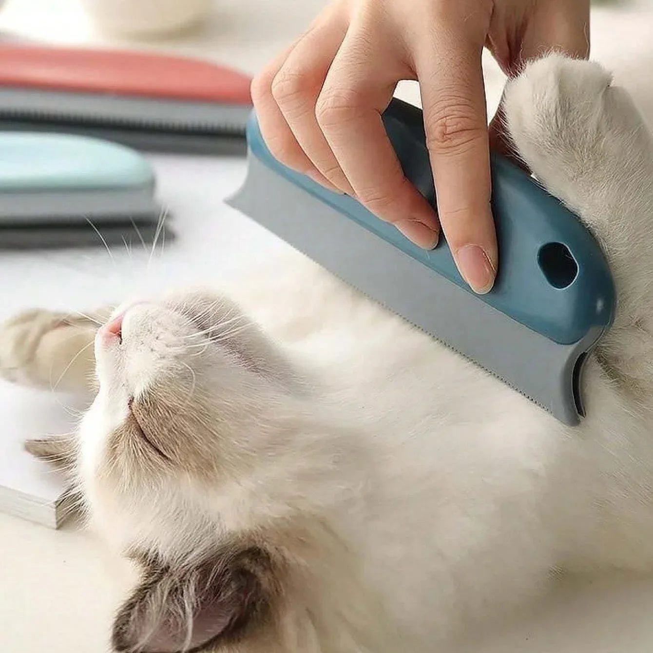 Pet-specific，Effective Pet Hair Remover Brush For Cats And Dogs - Gently Shaves Wool And Cleans Fur For A Neat And Tidy Home Peaceful Pleasures Health and Wellness