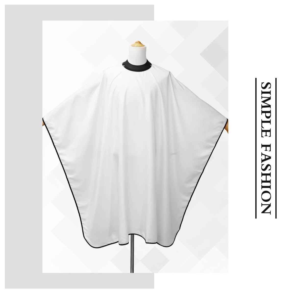 Professional Silicone Collar Buckle Barber Salon Hairdressing Apron Barber Capes Waterproof Barber Cloth Coat Barbershop Tools Peaceful Pleasures Health and Wellness