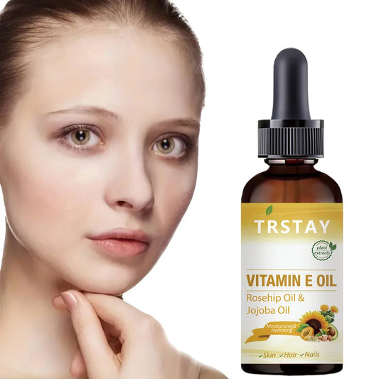 Vitamin E, Rosehip & Jojoba Face Oil – Fast Absorption Skin Care Botanical Facial Oil Oasis Select 5ml