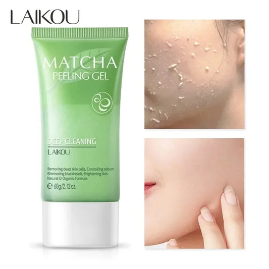 LAIKOU Matcha Exfoliating Peeling Gel Facial Scrub 60g Exfoliating Peeling Gel Oasis Select Default Title