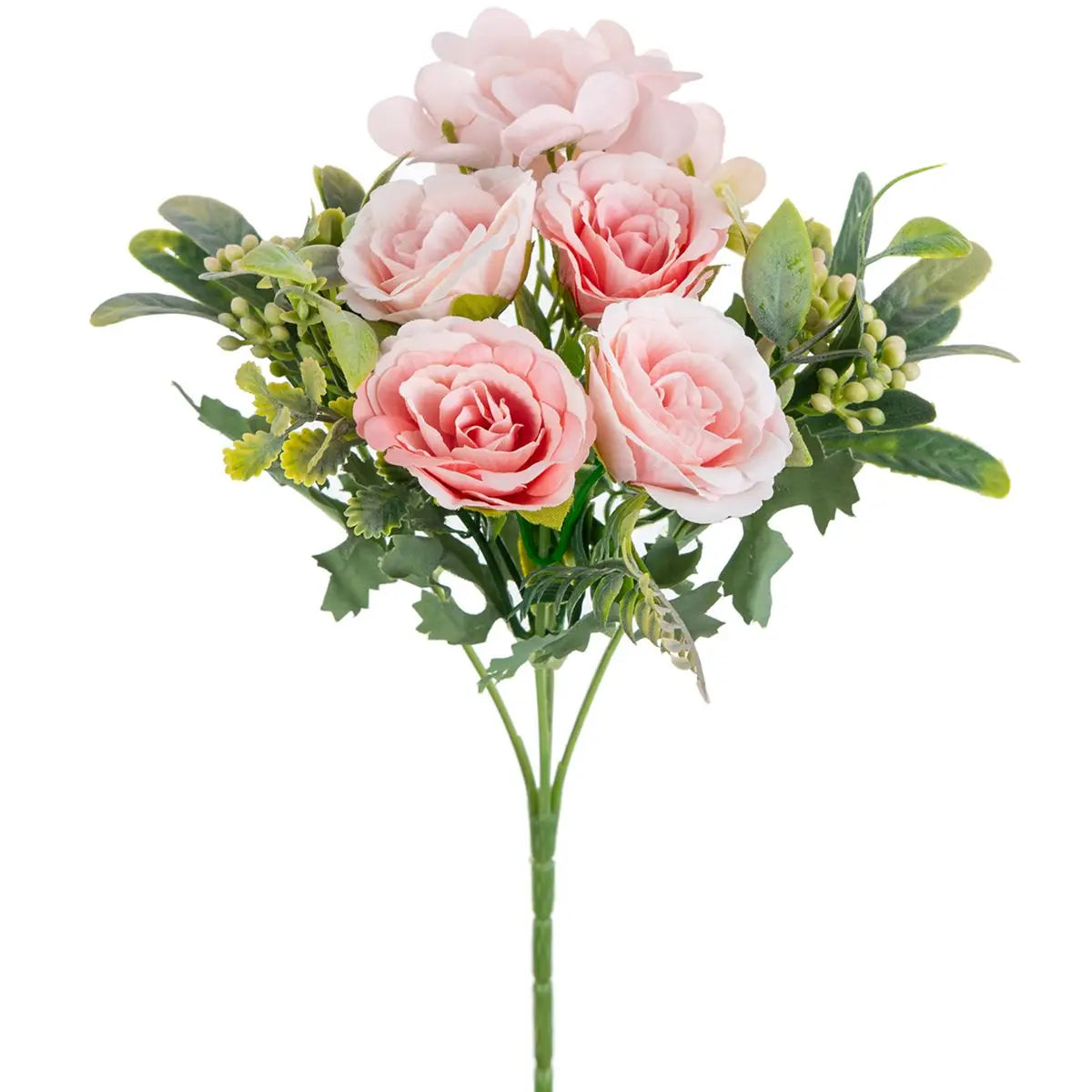 Artificial Silk Rose & Hydrangea Bouquet | Wedding Home Decor