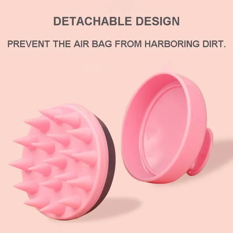 Silicone Scalp Massage Shampoo Brush | Hair Washing Comb