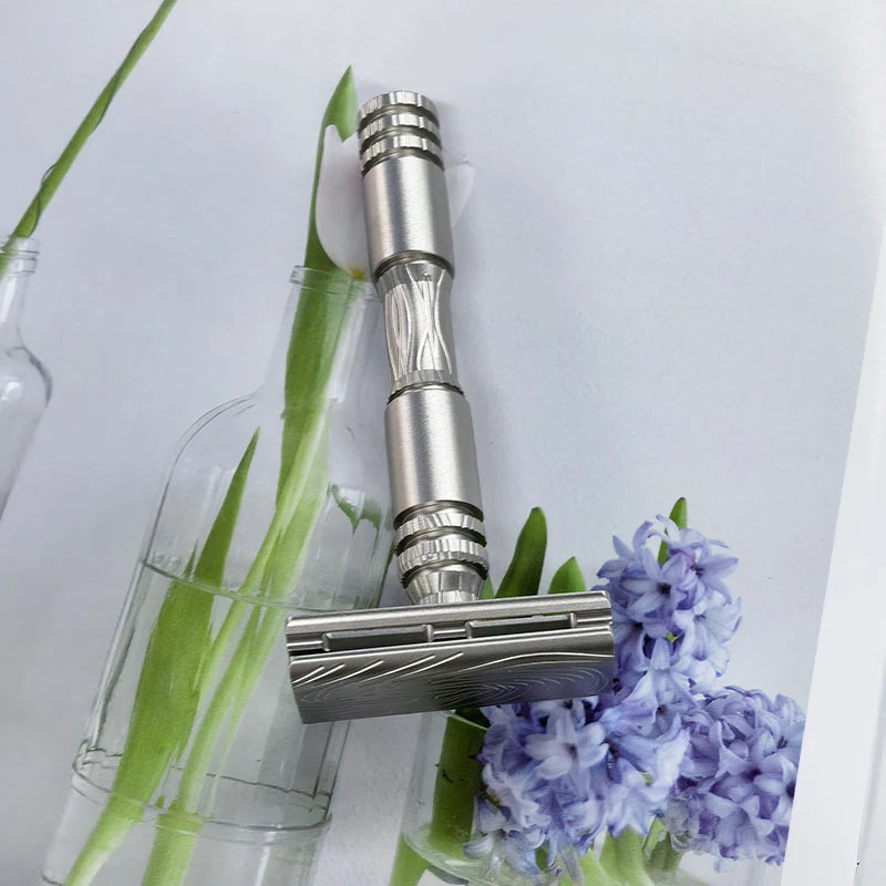2026 Yaqi New Arrival！Ghost Safety Razor 316 Stainless Steel Smooth Shaving Comfortable Experience Designed Razor Peaceful Pleasures Health and Wellness