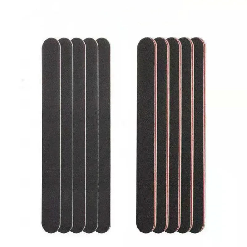 10Pcs Nail Files Sanding 100/180 Round Grit Buffer Block Pedicure Manicure Buffing Polish Beauty Tools Professional Nail Files Peaceful Pleasures Health and Wellness