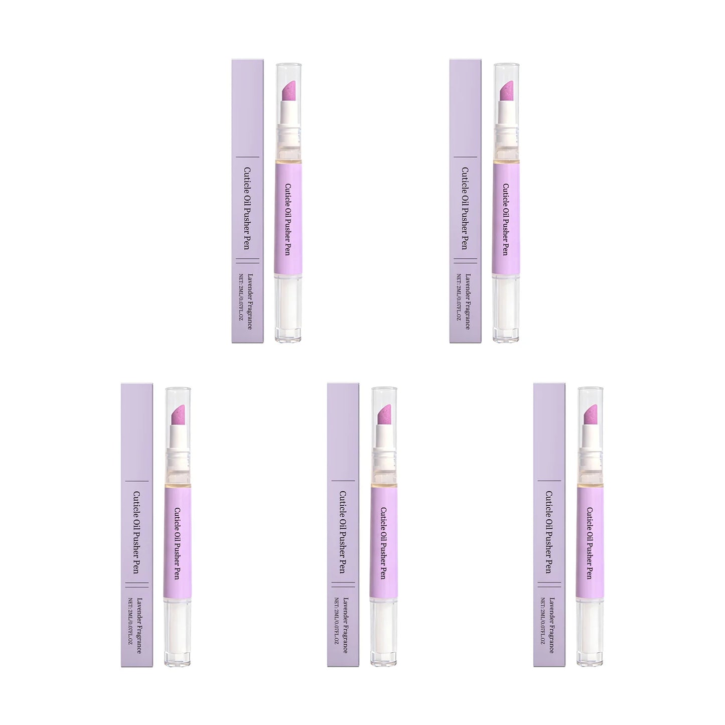 2-in-1 Cuticle Oil Pusher Pen | Ceramic Nail Care Tool
